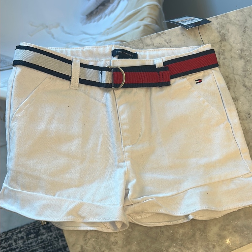 Tommy Hillfiger girls shorts with belt